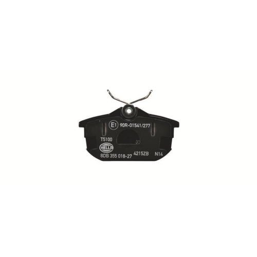 Bremsbelagsatz Scheibenbremse Hella 8DB 355 018-271 f&uuml;r Mitsubishi Nissan Volvo