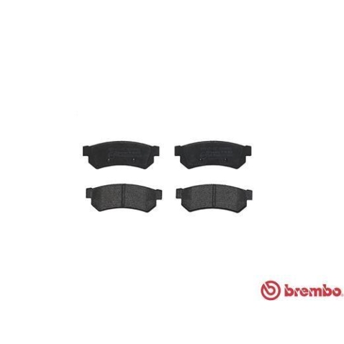 Bremsbelagsatz Scheibenbremse Brembo P10053 Prime Line f&uuml;r Suzuki Chevrolet