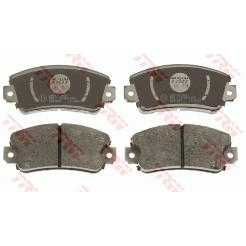 4 Bremsbelagsatz, Scheibenbremse TRW GDB1297 COTEC f&uuml;r FIAT INNOCENTI LANCIA