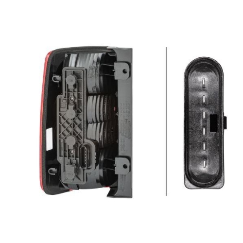 Heckleuchte Hella 2VP 354 999-021 f&uuml;r VW Rechts F&uuml;r Fahrzeuge Mit Heckt&uuml;ren