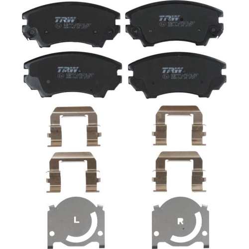 Bremsbelagsatz Scheibenbremse Trw GDB1783 Cotec f&uuml;r Vauxhall Chevrolet Buick