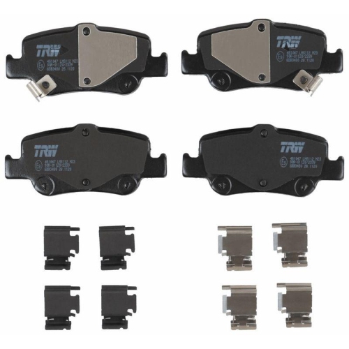 Bremsbelagsatz Scheibenbremse Trw GDB3480 Cotec f&uuml;r Toyota Hinterachse