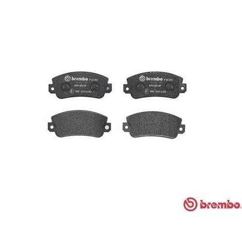 Bremsbelagsatz Scheibenbremse Brembo P23013 Prime Line f&uuml;r Alfa Romeo Audi Fiat