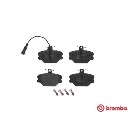 Bremsbelagsatz Scheibenbremse Brembo P23044 Prime Line f&uuml;r Fiat Vorderachse