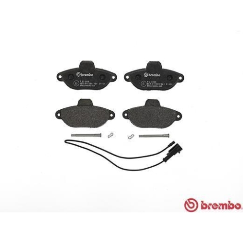 Bremsbelagsatz Scheibenbremse Brembo P23060 Prime Line f&uuml;r Fiat Vorderachse