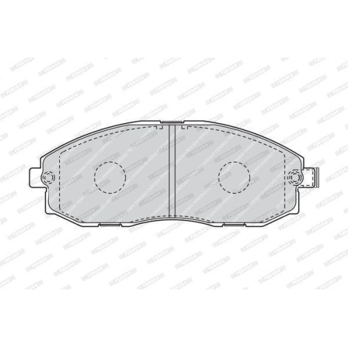 Bremsbelagsatz Scheibenbremse Ferodo FVR1498 Premier Eco Friction f&uuml;r Hyundai