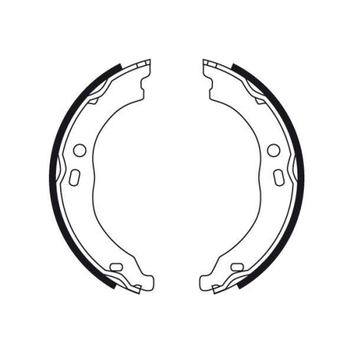 Bremsbackensatz Feststellbremse Trw GS8744 f&uuml;r Citro&euml;n Fiat Iveco Peugeot