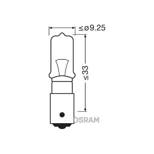 Gl&uuml;hlampe Blinkleuchte Ams-osram 64136 Original f&uuml;r Hinten Vorne