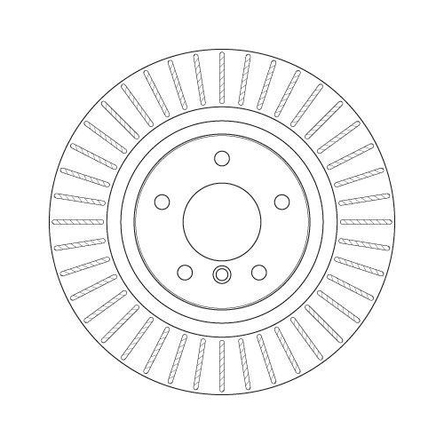 Bremsscheibe Trw DF6352S Trw Single f&uuml;r Bmw Hinterachse