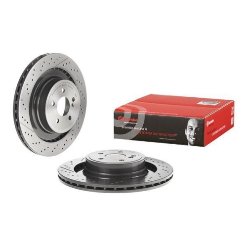 Bremsscheibe Brembo 09.A822.11 Prime Line - Uv Coated f&uuml;r Mercedes Benz