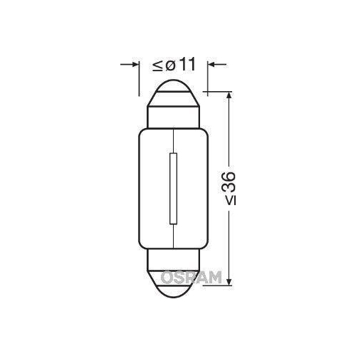 Bulb Door Entry Light Ams-osram 6418 Original for