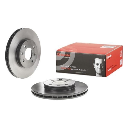 2X Brembo Bremsscheibe Prime Line - Uv Coated f&uuml;r Hyundai Kia Kia (dyk)