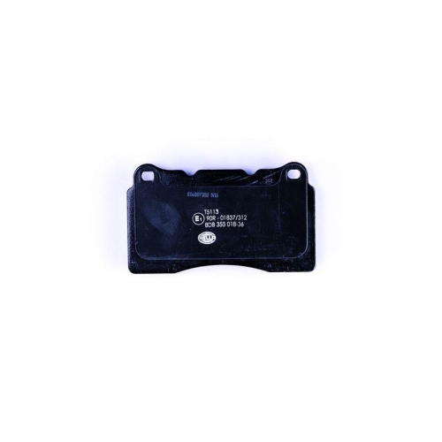 Bremsbelagsatz Scheibenbremse Hella 8DB 355 018-361 f&uuml;r Alfa Romeo Fiat Lancia