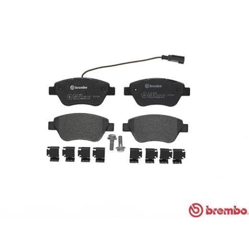 Bremsbelagsatz Scheibenbremse Brembo P23085 Prime Line f&uuml;r Alfa Romeo Fiat