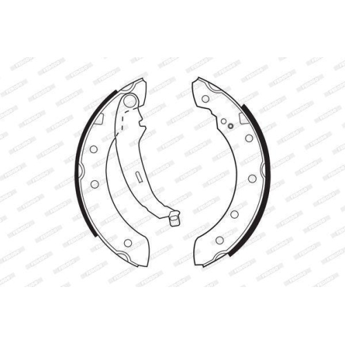 Bremsbackensatz Ferodo FSB519 Premier f&uuml;r Citro&euml;n MG Peugeot Renault Dacia