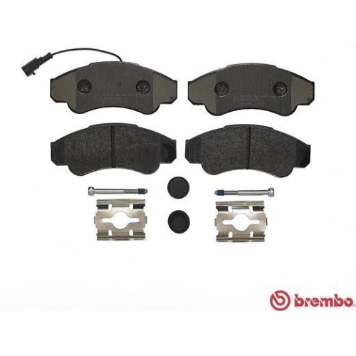 Bremsbelagsatz Scheibenbremse Brembo P23092 Prime Line f&uuml;r Citro&euml;n Fiat Peugeot