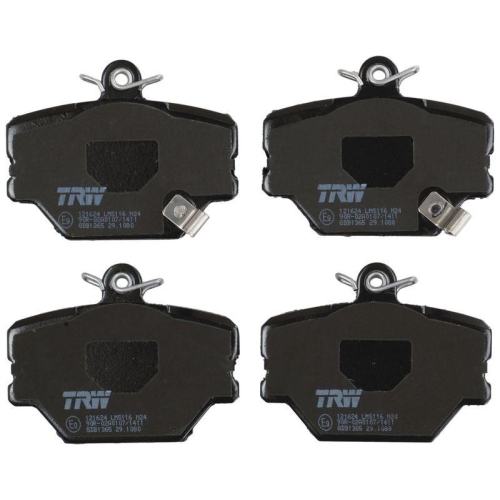 Bremsbelagsatz Scheibenbremse Trw GDB1365 Cotec f&uuml;r Smart Vorderachse