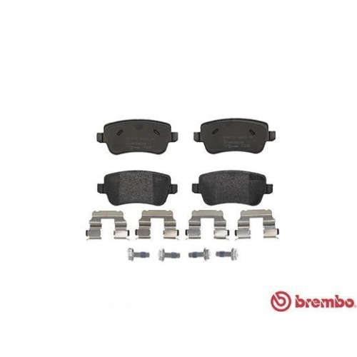 Bremsbelagsatz Scheibenbremse Brembo P23101 Prime Line f&uuml;r Fiat Hinterachse