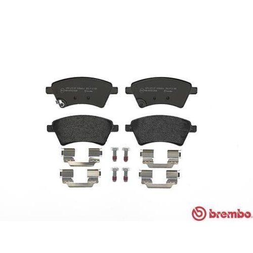 Bremsbelagsatz Scheibenbremse Brembo P23105 Prime Line f&uuml;r Fiat Suzuki