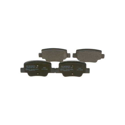 Bremsbelagsatz Scheibenbremse Bosch 0986494404 f&uuml;r Toyota Lexus Hinterachse