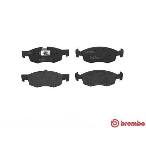 Bremsbelagsatz Scheibenbremse Brembo P23118 Prime Line f&uuml;r Fiat Vorderachse