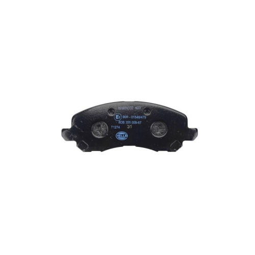 Bremsbelagsatz Scheibenbremse Hella 8DB 355 009-671 f&uuml;r Chrysler Citro&euml;n Dodge
