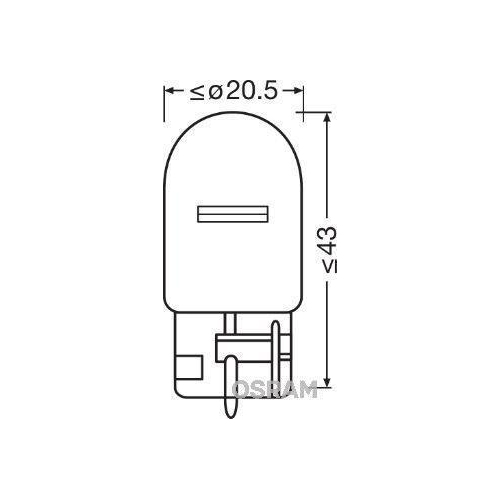 Bulb Direction Indicator Ams-osram 7505 Original for Front Rear