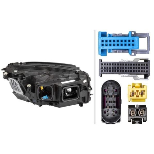 Hauptscheinwerfer Hella 1EX 354 877-071 für Mercedes Benz Mercedes Benz Links