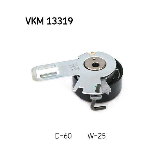 Spannrolle Zahnriemen Skf VKM 13319 f&uuml;r Citro&euml;n Fiat Ford Lancia Opel Peugeot