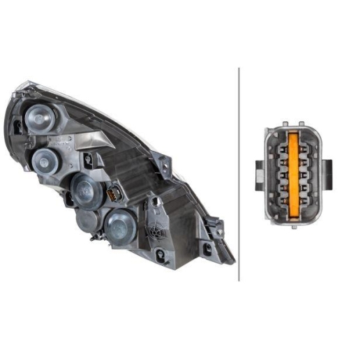 Hauptscheinwerfer Hella 1ER 010 117-191 f&uuml;r Renault Links