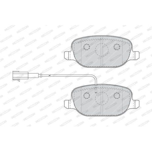 Bremsbelagsatz Scheibenbremse Ferodo FDB4337 Premier f&uuml;r Alfa Romeo Hinterachse