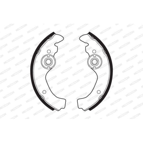Bremsbackensatz Ferodo FSB23 Premier f&uuml;r Fiat Talbot Hinterachse