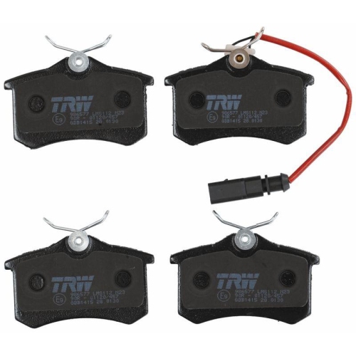 Bremsbelagsatz Scheibenbremse Trw GDB1415 Cotec f&uuml;r Seat Skoda VW Ford Audi