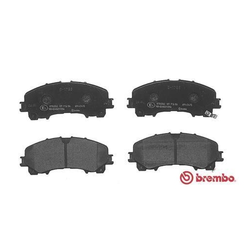 Bremsbelagsatz Scheibenbremse Brembo P56106 Prime Line f&uuml;r Nissan Renault