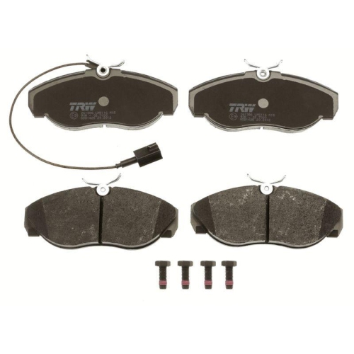 Bremsbelagsatz Scheibenbremse Trw GDB1425 Cotec f&uuml;r Citro&euml;n Fiat Peugeot