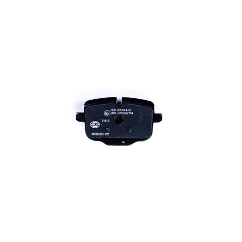 Bremsbelagsatz Scheibenbremse Hella 8DB 355 014-361 f&uuml;r Bmw Hinterachse