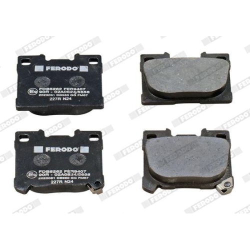 Brake Pad Set Disc Brake Ferodo FDB5262 Premier Eco Friction for Toyota