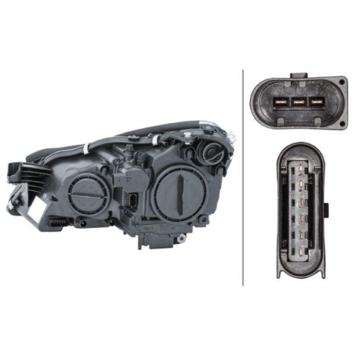 Hauptscheinwerfer Hella 1EL 008 821-021 f&uuml;r Mercedes Benz Mercedes Benz Rechts