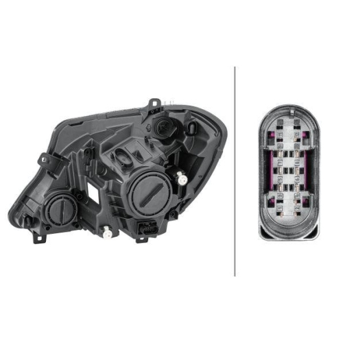 Hauptscheinwerfer Hella 1ED 011 030-121 f&uuml;r Mercedes Benz Mercedes Benz Rechts