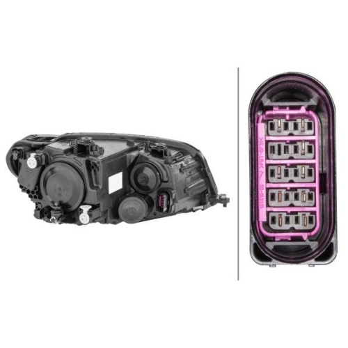 Hauptscheinwerfer Hella 1ED 012 286-011 f&uuml;r VW Links