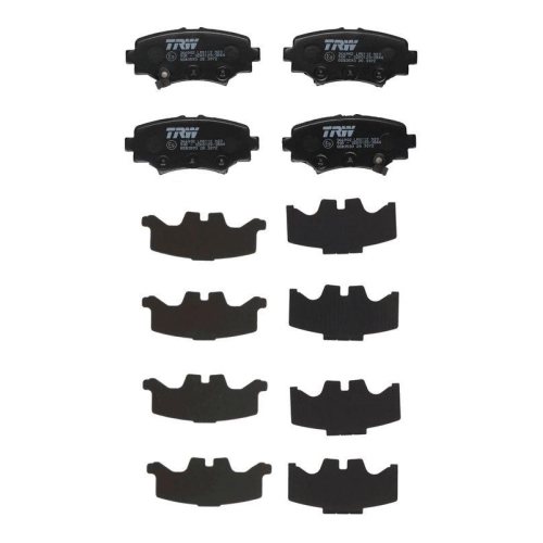 Bremsbelagsatz Scheibenbremse Trw GDB3593 f&uuml;r Mazda Hinterachse