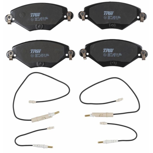 Bremsbelagsatz Scheibenbremse Trw GDB1448 Cotec f&uuml;r Citro&euml;n Vorderachse