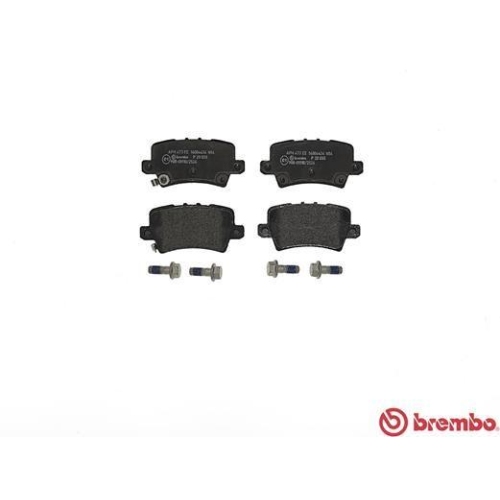 Bremsbelagsatz Scheibenbremse Brembo P28038 Prime Line f&uuml;r Honda Hinterachse