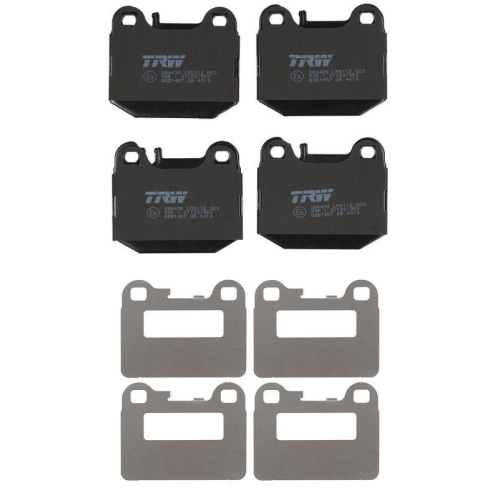 Bremsbelagsatz Scheibenbremse Trw GDB1457 Cotec f&uuml;r Mercedes Benz Mercedes Benz