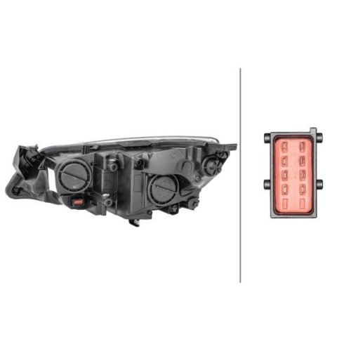 Hauptscheinwerfer Hella 1EG 010 011-621 f&uuml;r Opel General Motors Rechts