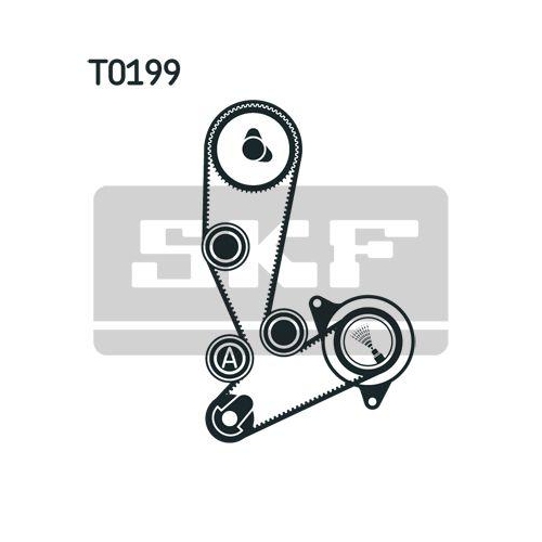 Zahnriemensatz Skf VKMA 02390 f&uuml;r Alfa Romeo Fiat Iveco Lancia