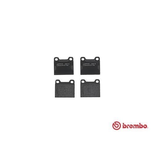Bremsbelagsatz Scheibenbremse Brembo P50066 Prime Line f&uuml;r Mercedes Benz Saab