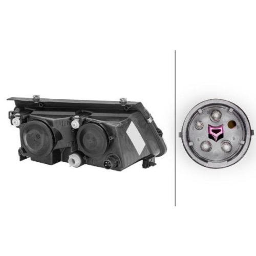 Hauptscheinwerfer Hella 1AF 007 620-051 f&uuml;r Audi VW Links