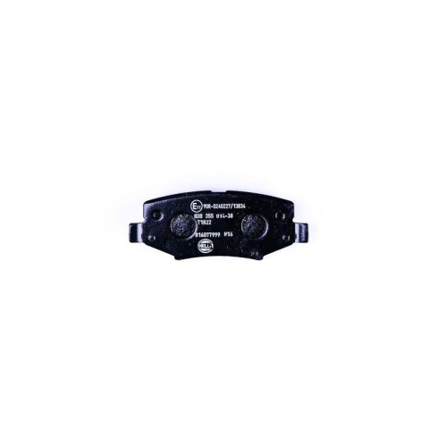 Bremsbelagsatz Scheibenbremse Hella 8DB 355 014-381 f&uuml;r Chrysler Dodge Tata Jeep