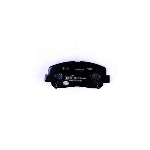 Bremsbelagsatz Scheibenbremse Hella 8DB 355 020-511 f&uuml;r Chrysler Mazda Amc